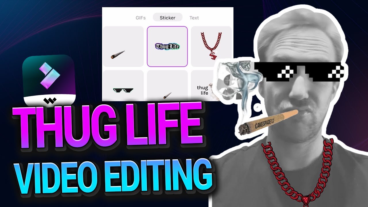 How to edit Thug Life video effect | Mobile editor app FilmoraGo | Keyframe Tutorial