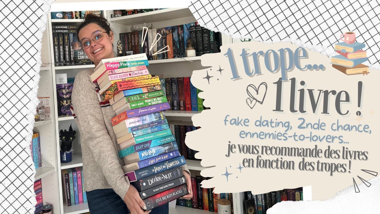 1 TROPE = 1 LIVRE ! 🤌📖 Je vous recommande des livres en fonction de certaines tropes ! ✨