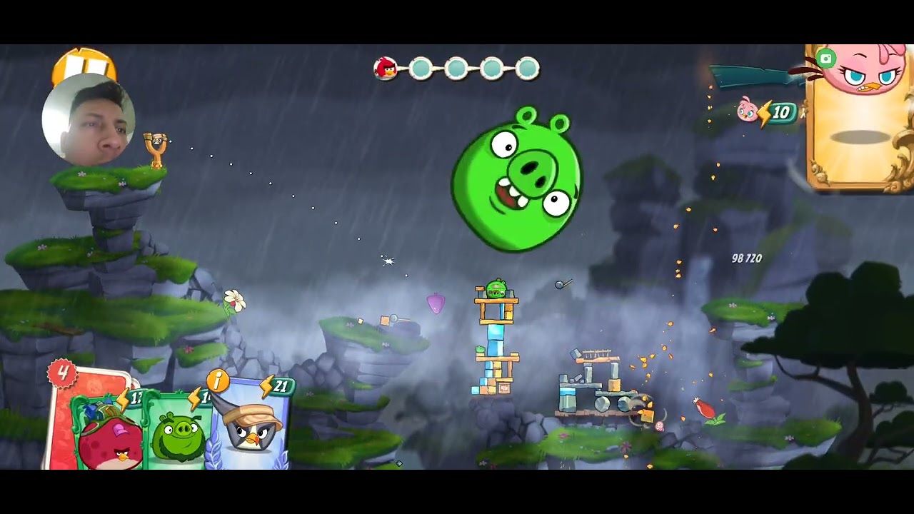 ANGRY BIRDS 2 !! MC BLUZZY (PIG PANIC) SUPER LEONARD 917393 #angrybirds #gaming #foryou #games 