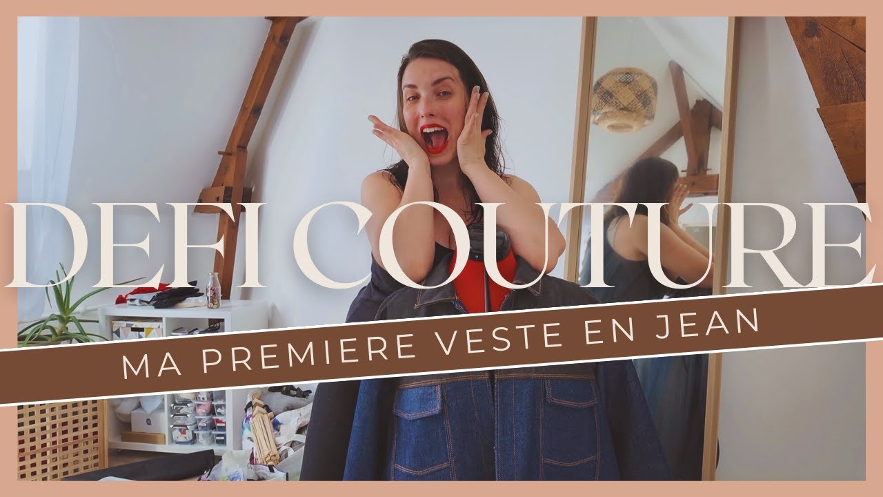 Défi couture : ma première veste en jean (Leo FibreMood)