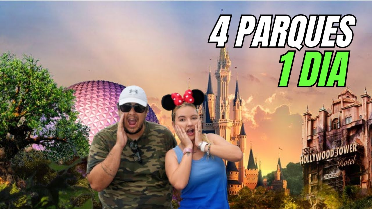 4 PARQUES DA DISNEY EM 1 DIA É POSSÍVEL?