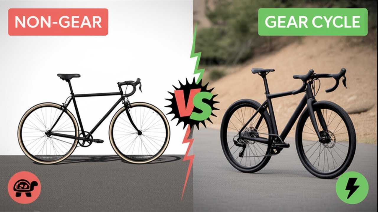 Non-Gear vs Gear Cycle | Advantages and Limitations | IronManSheik