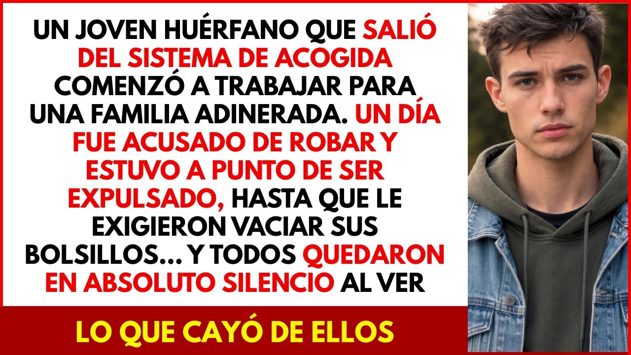 joven huérfano fue acusado de robar… luego lo que encontraron en su bolsillo dejó a todos en shock