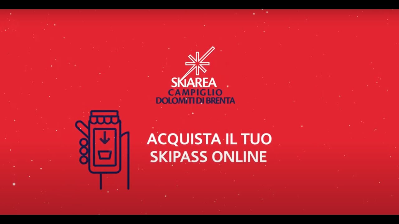 Acquisto Skipass online Skiarea Campiglio | Video Tutorial