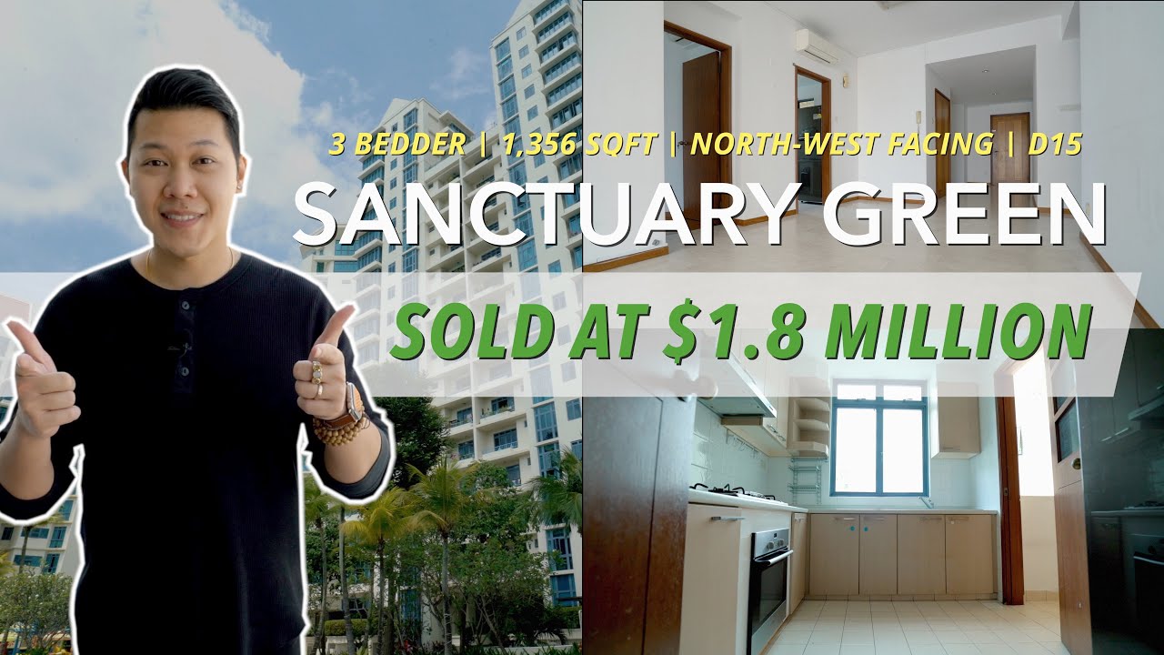 Tanjong Rhu D15 Sanctuary Green 3 Bedder Condo Sold For $1.8 Mil - Singapore Condo Property | Norman