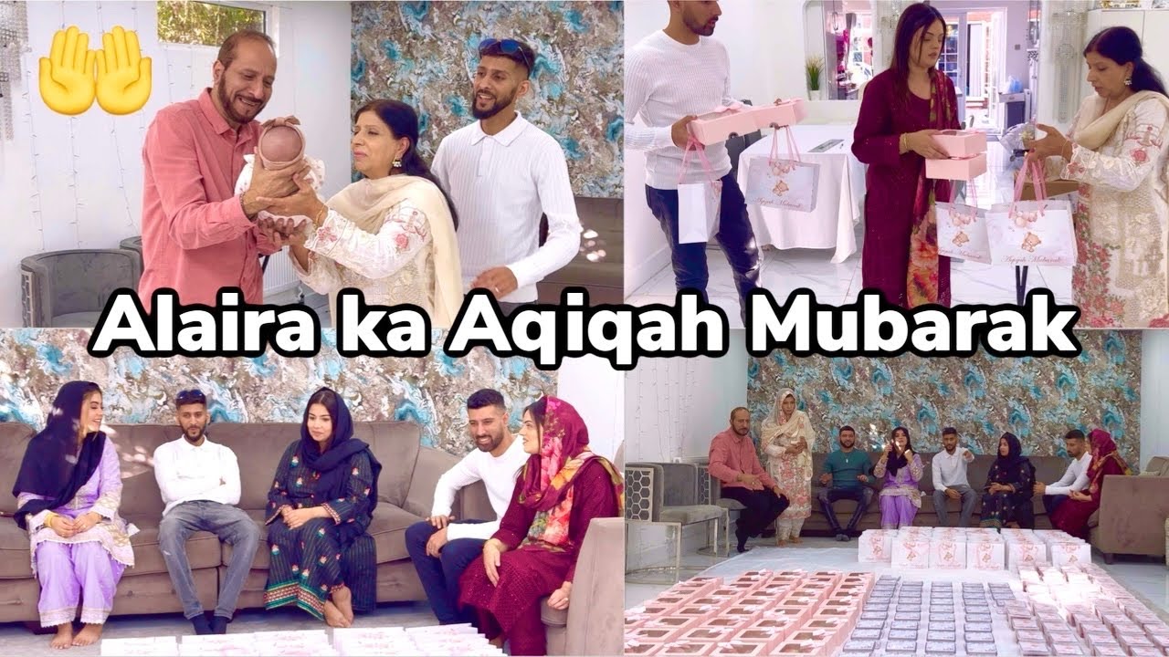AQIQAH MUBARAK FOR BABY ALAIRA🤲|| ALHUMDULILLAH DISTRIBUTING MITAI CAKES AND MEAT 🥰