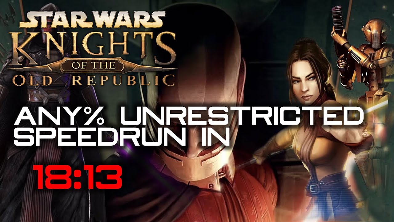 KotOR Any% Unrestricted Speedrun in 18:13 (Obseleted)