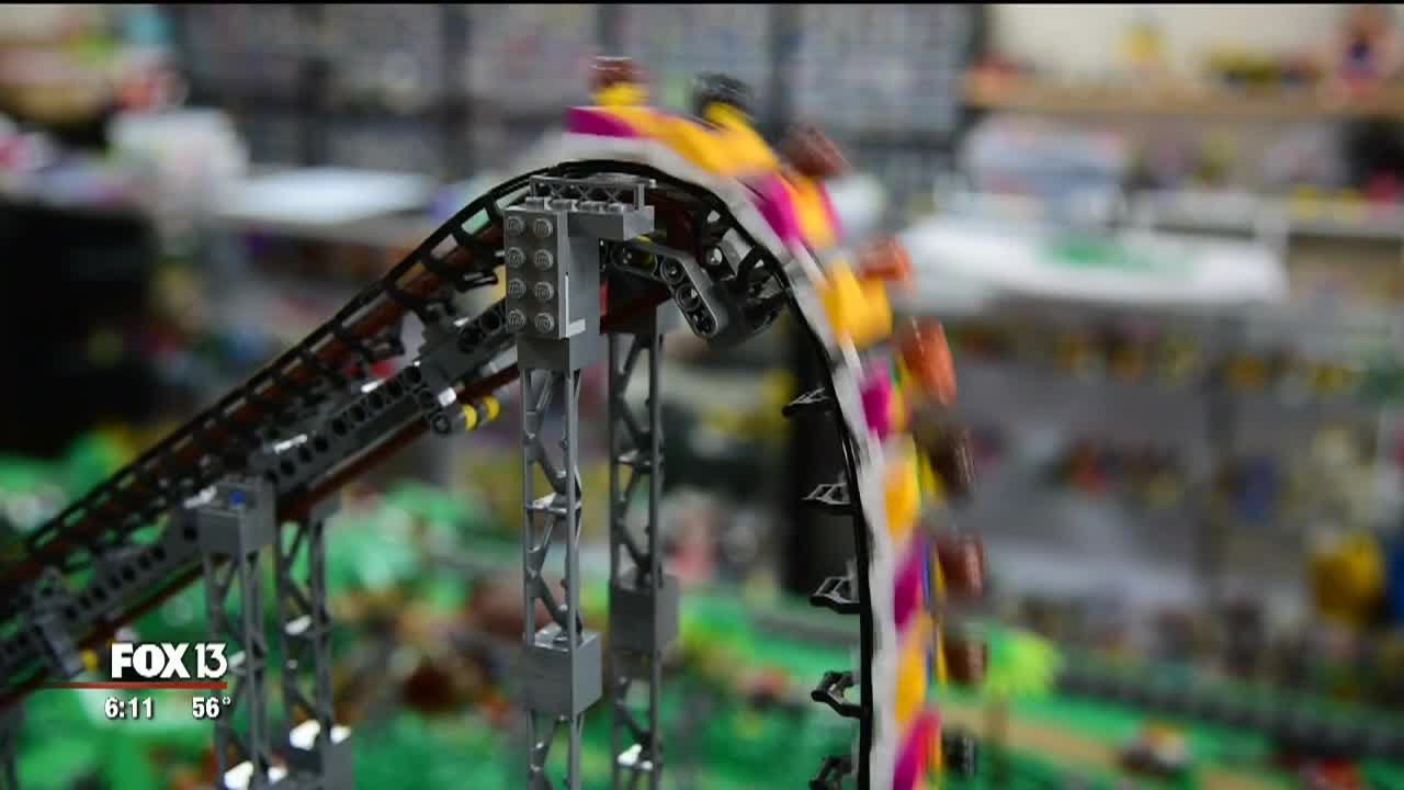 Florida man's LEGO roller coaster could hold world record