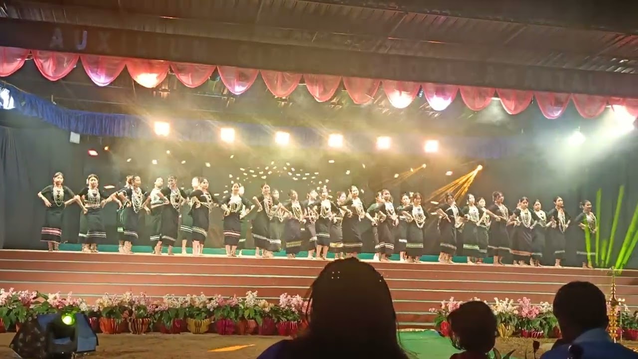 Auxilium Girls School || Agartala || Annual Day 2024 || Aibi Kto Aibi Ste Performance ||