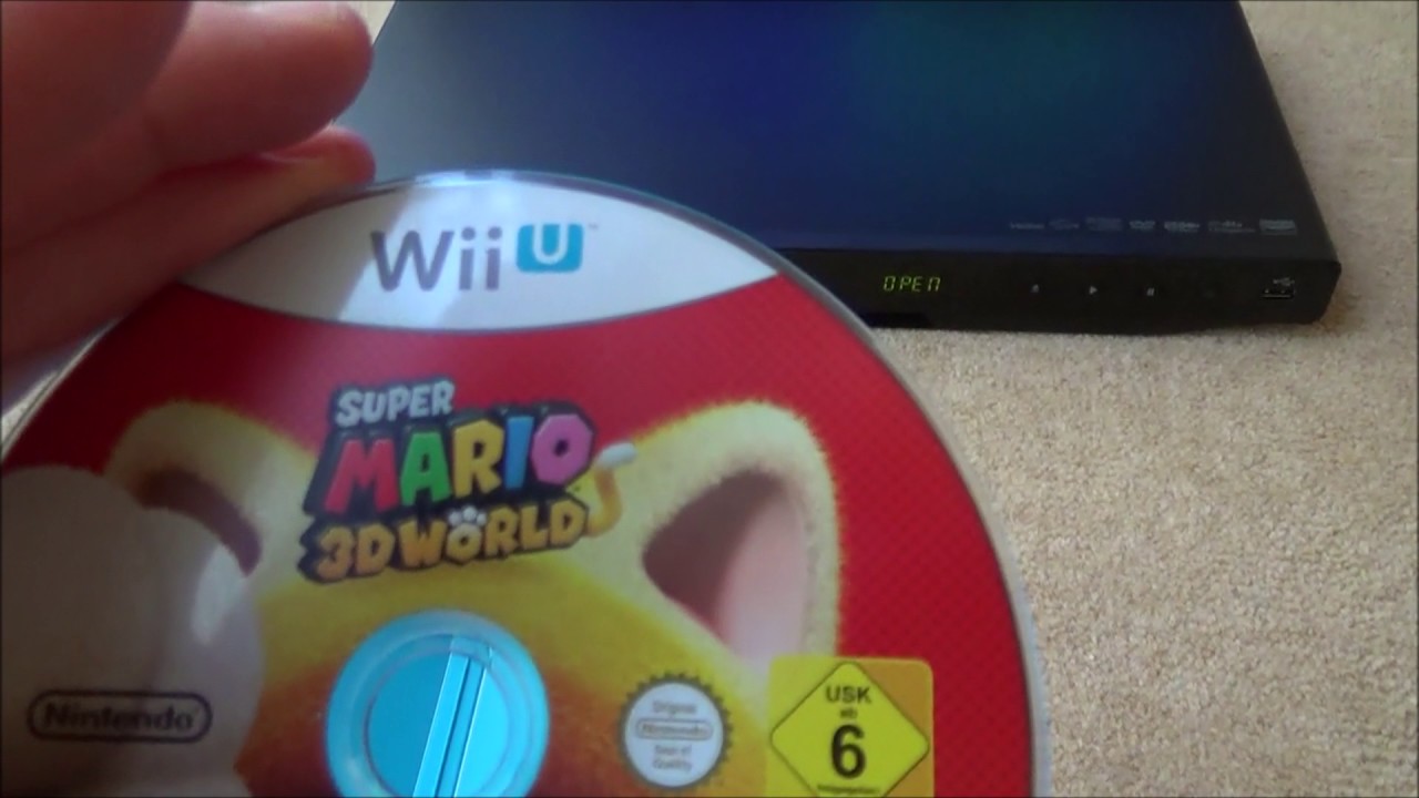 Что происходит, когда вы вставляете игру Nintendo Wii U в проигрыватель Blu-ray