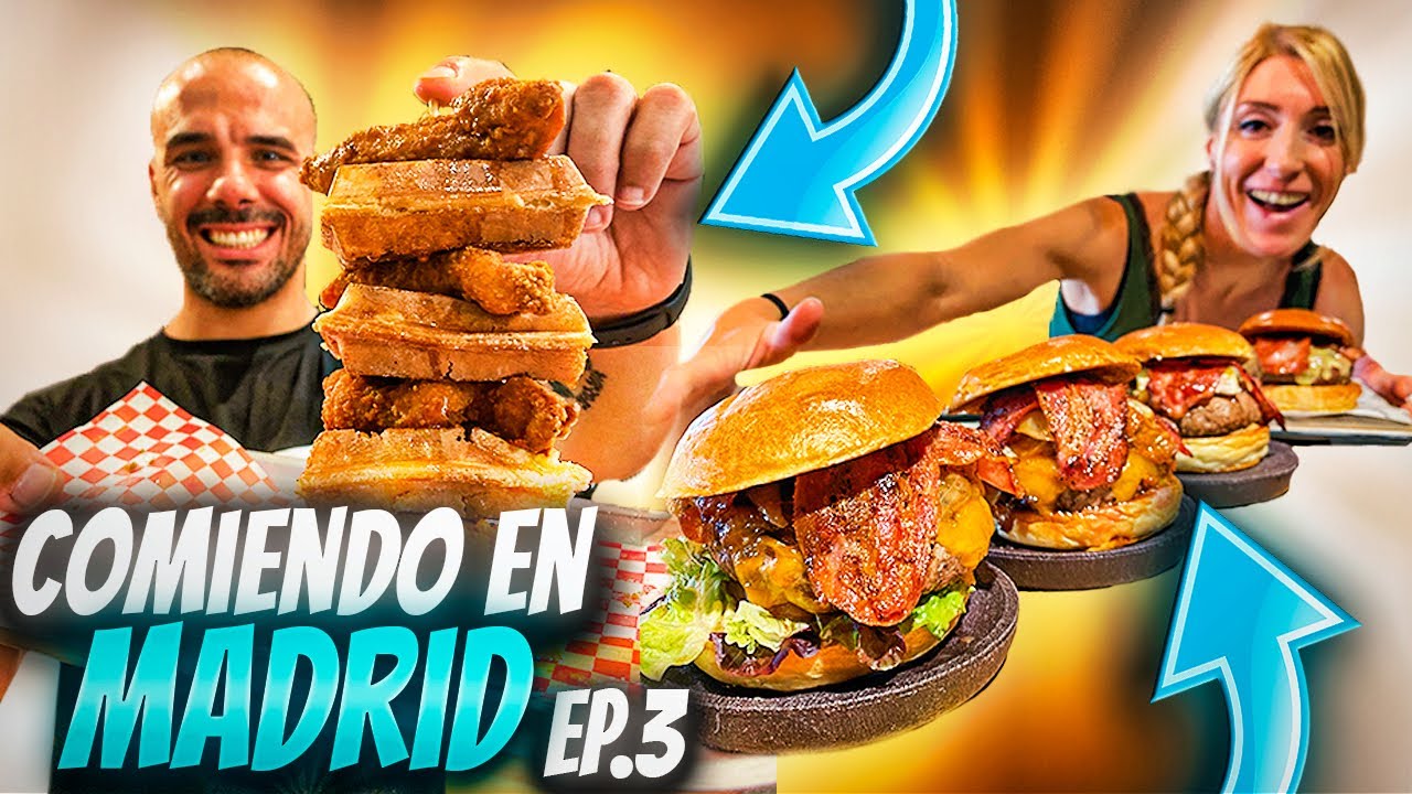 72 HORAS COMIENDO en MADRID EP.3 / GOFRES CON POLLO FRITO Y LOS MEJORES DONUTS DE MADRID * @BOUFITFATFOOD *