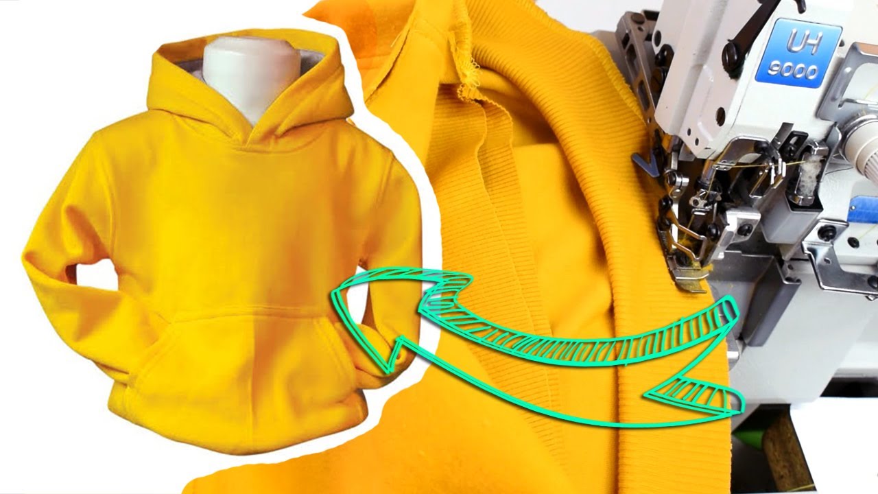 POLERA POLERON CON CAPUCHA PRA NIÑO@PASO A PASO|típs de confección