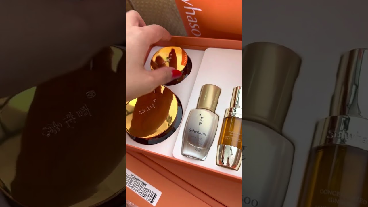 Распаковка unpacking Sulwhasoo concentrated Ginseng cream, Timetreasure…