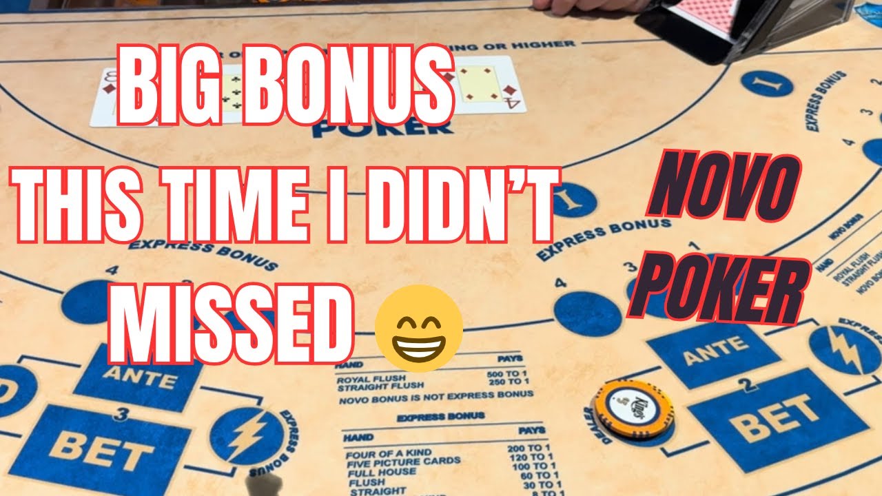 NOVO POKER ! BIG DEALER BONUS this time I didn't missed