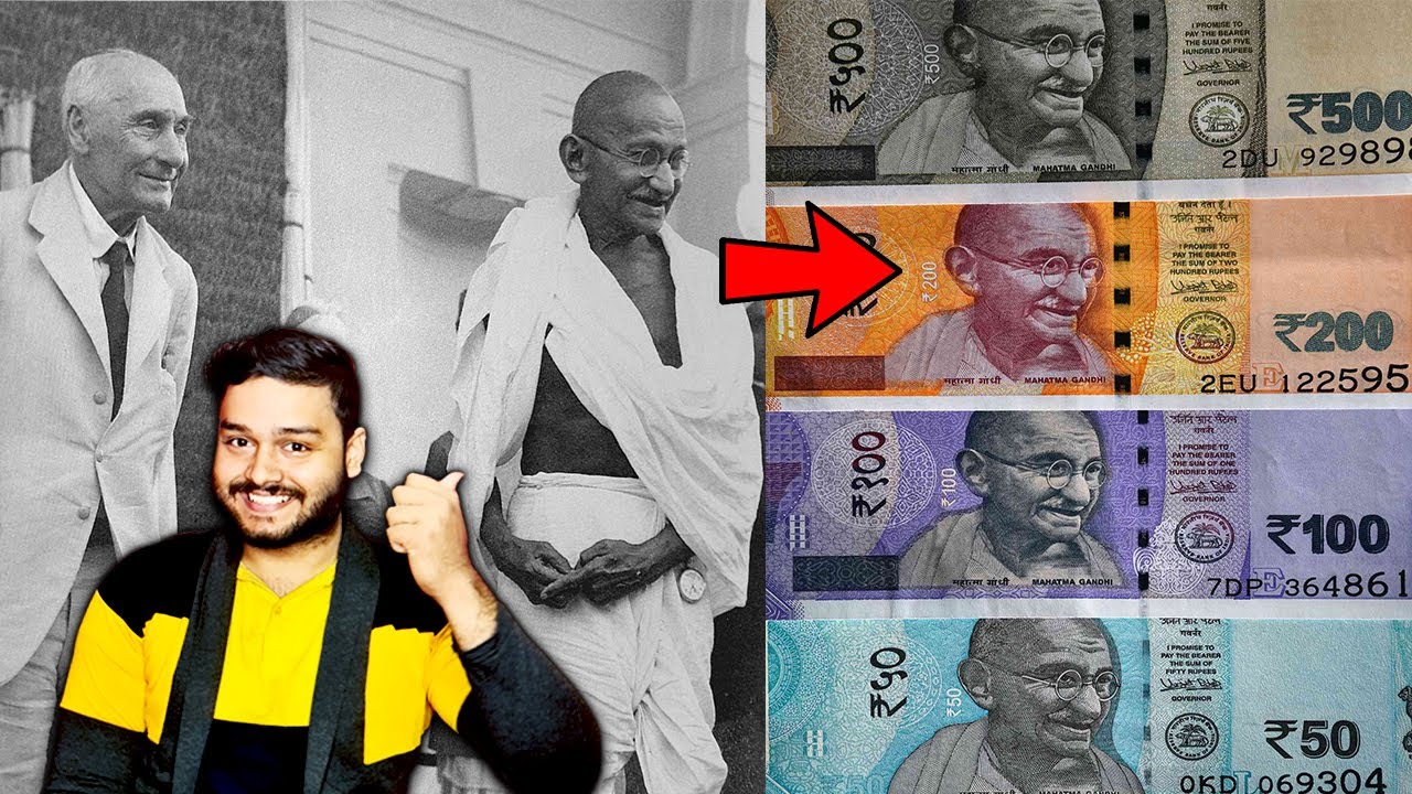 नोट में गाँधी जी का फोटो कहाँ से आया? Gandhi Ji's Image on Rupee - Where it Came From? - FactTechz