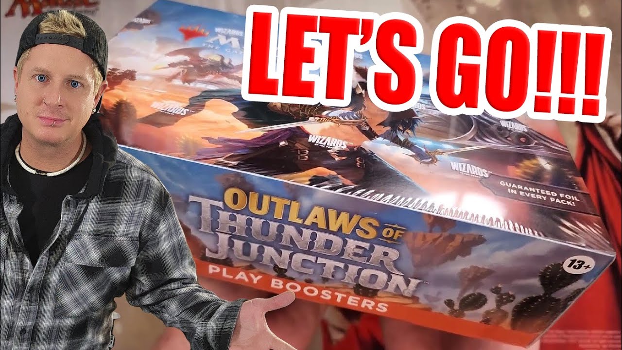 13 Mythic Hits In One PlayBooster Box!  Outlaws of Thunder Junction