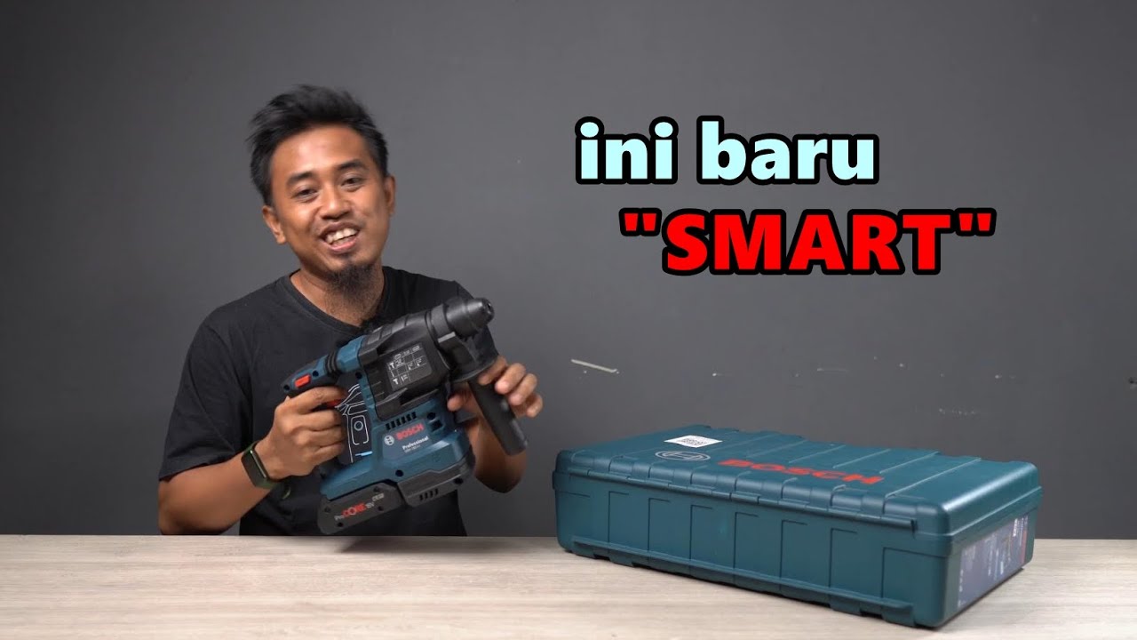 rotary hammer pintar, anti pegel dan tangan keplintir - BOSCH GBH185Li CORDLESS ROTARY HAMMER