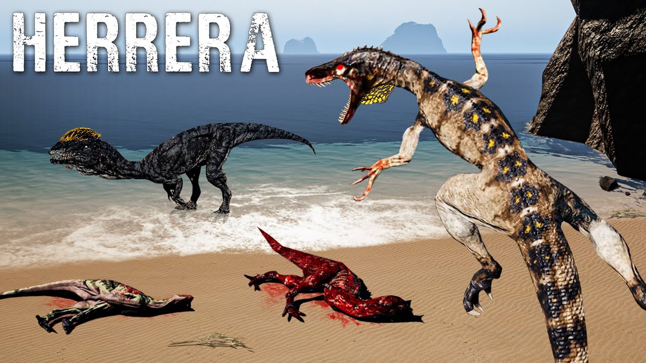 SPRUNG - ANGRIFF aus großer Höhe 😨🩸 Überleben als HERRERASAURUS 🦎 - The Isle