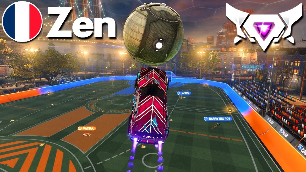 1 HOUR of ZEN Rocket League Gameplay (SSL 2v2)