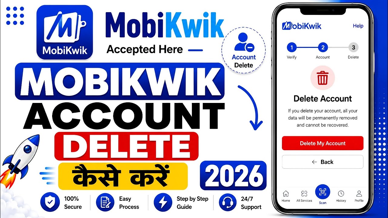 Mobikwik Account Delete Kaise Kare || How to Delete Mobikwik Account | Mobikwik Account Delete