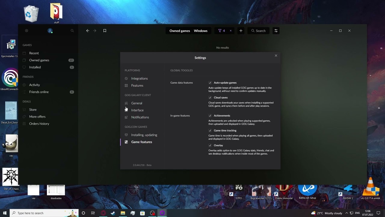 Gog Galaxy 2022 - How To Enable & Disable Auto Game Updates