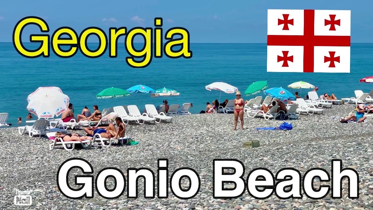 Gonio Beach 🏖️🇬🇪 Georgia, 4K Walking Tour