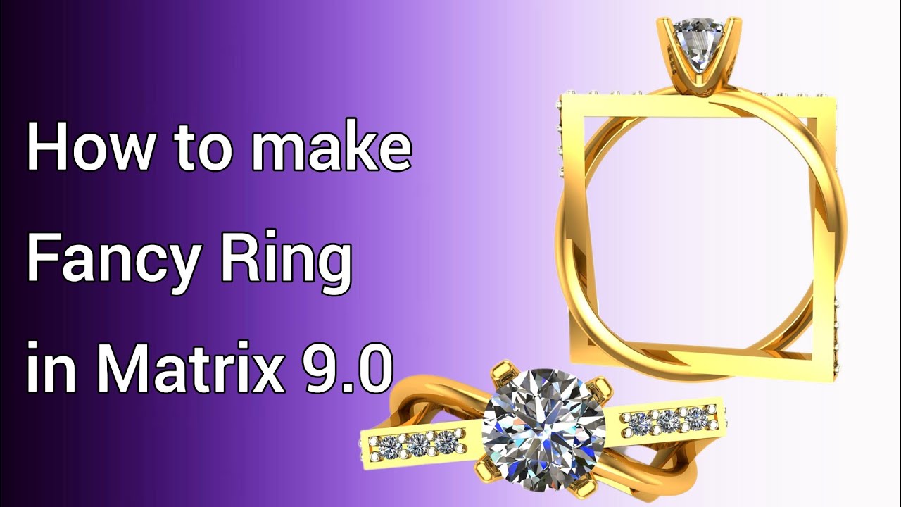 How to make Fancy Ring in Matrix 9.0 #matrix #ring #tutorial