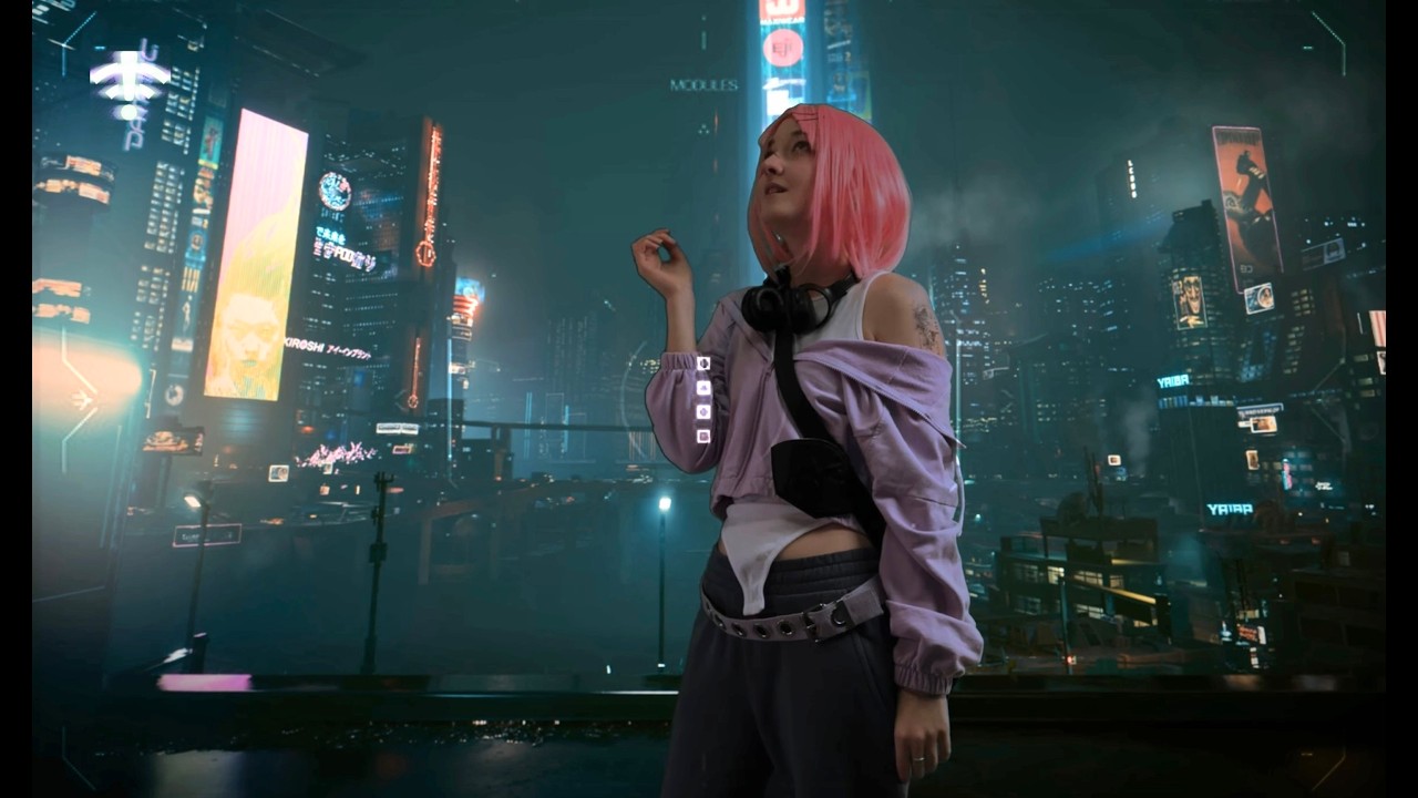 «ASMR Cyberpunk | Пока мы в безопасности: массаж и медитация на крыше» #3