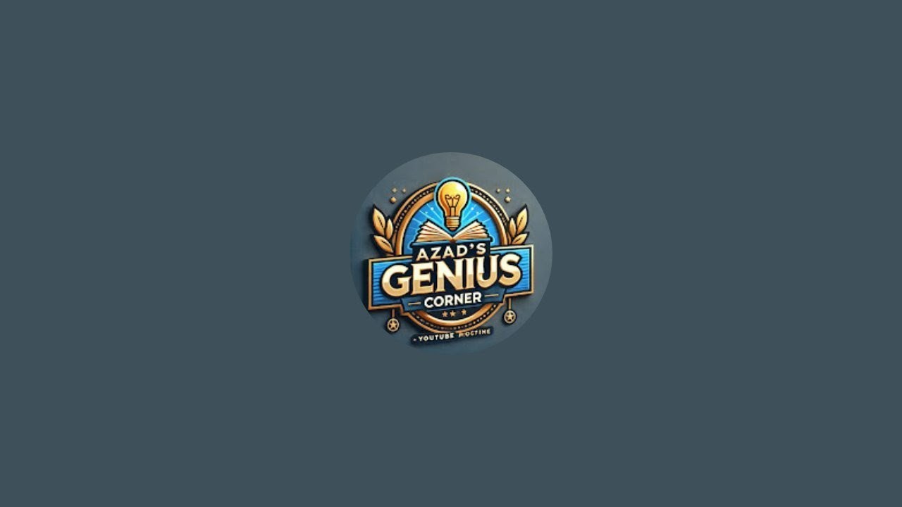 Azad’s Genius Corner is live