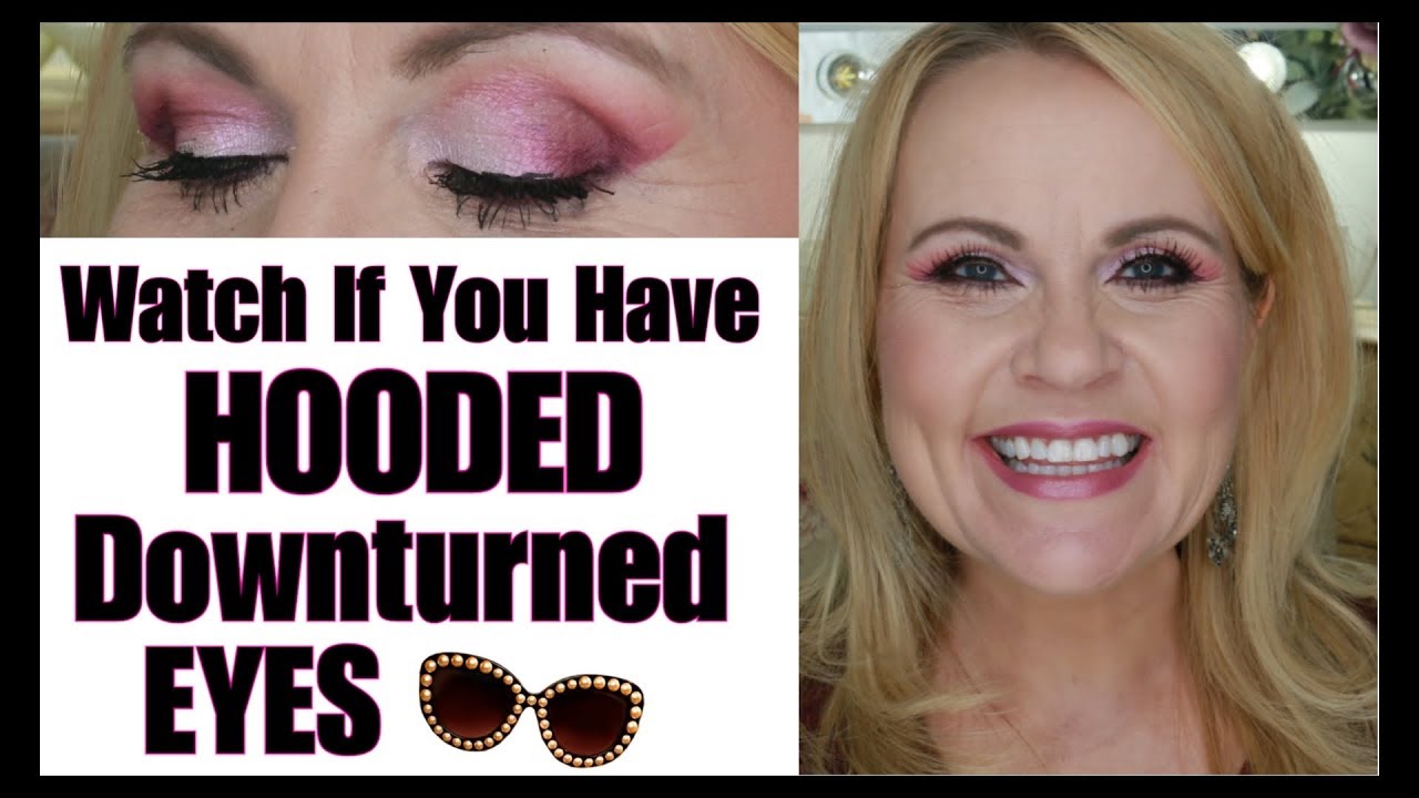 PLUM HOODED EYESHADOW TUTORIAL ~ DOWNTURNED EYES ~  MATURE SKIN