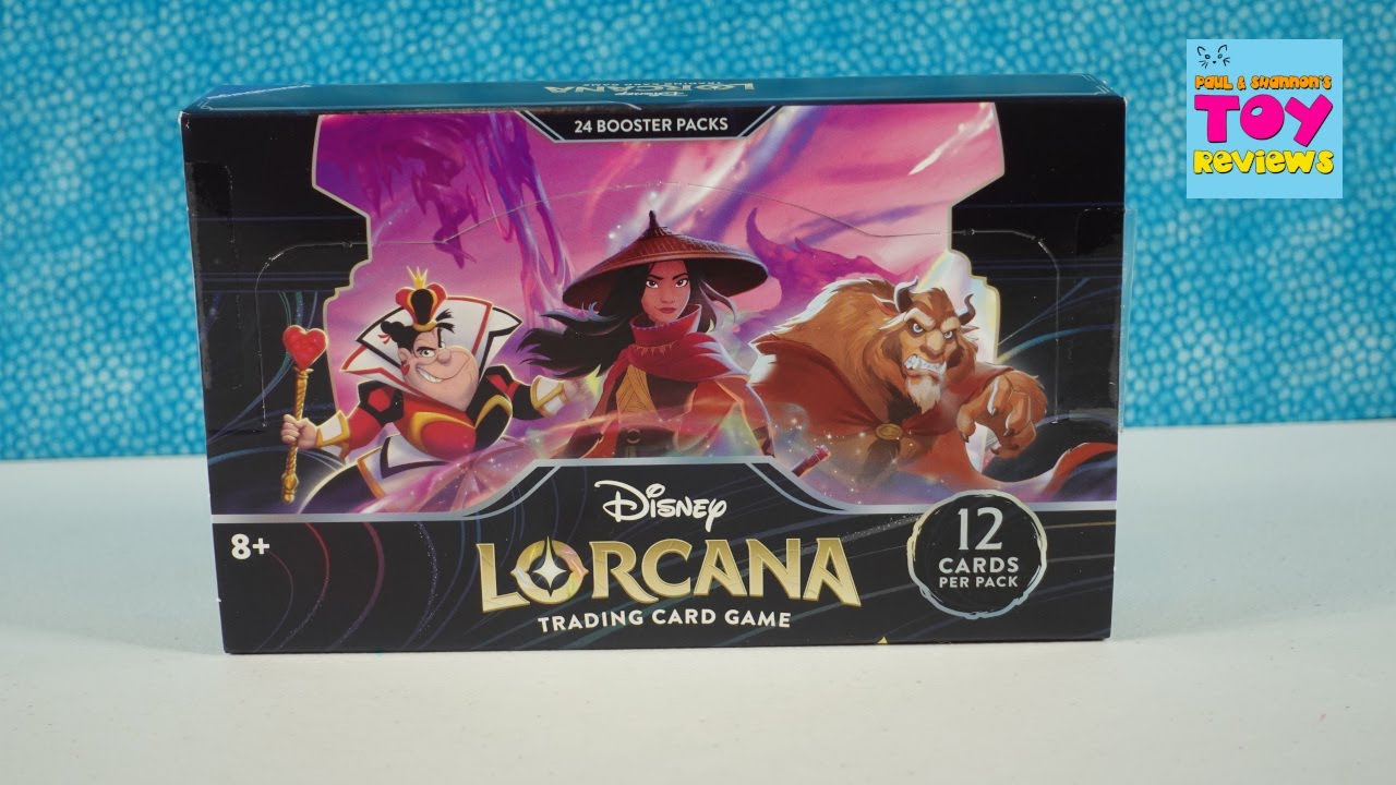 Disney Lorcana Rise Of The Floodborn Trading Card Game Booster Box Unboxing