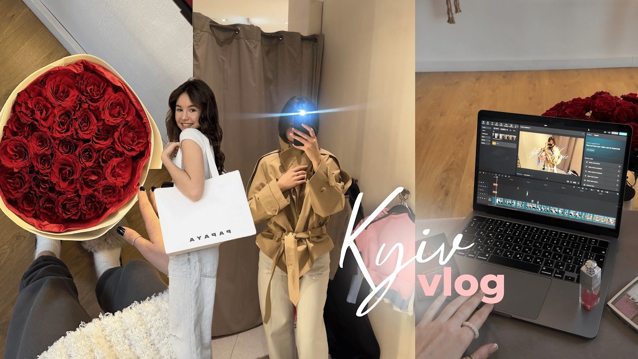 KYIV VLOG: готуюся до дня народження🎂, шопінг в PAPAYA та новий маніюкр💅🏼🎀