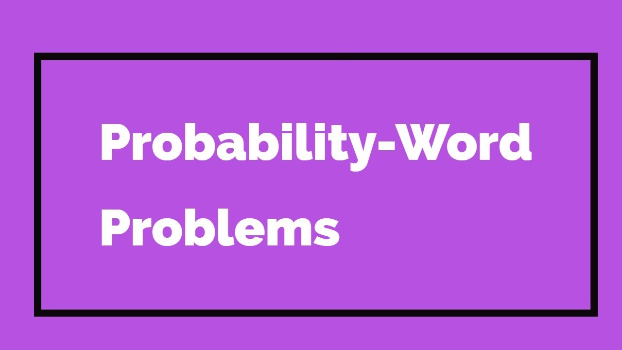 Probability-Word Problems| athometuition