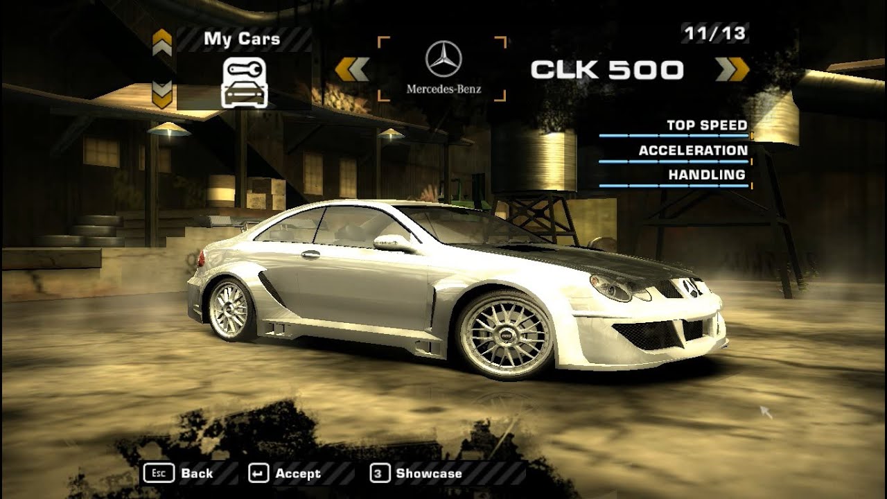 NFS Most Wanted - CLK 500 (Junkman Perfomance Test)
