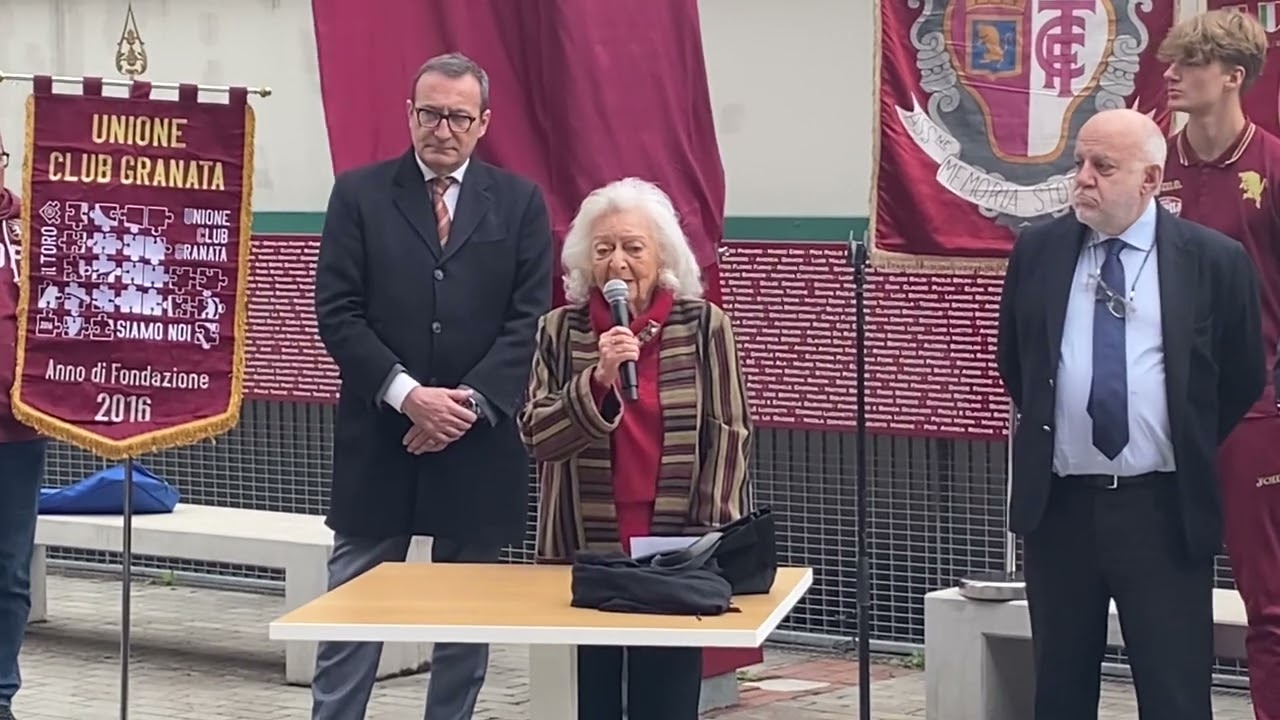 Il discorso di Susanna Egri all&rsquo;inaugurazione del pilone dedicato a Egri Erbstein al Filadelfia