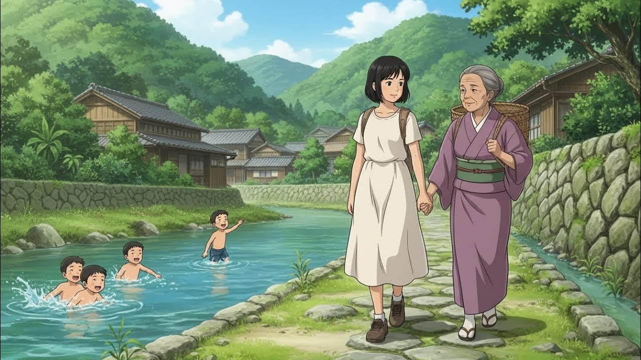 Foraging Mushrooms with Grandma 🍄 | Peaceful Hillside Life | Ghibli Style