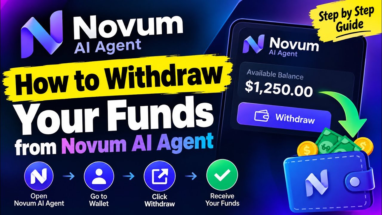 Как вывести средства из Novum AI Agent