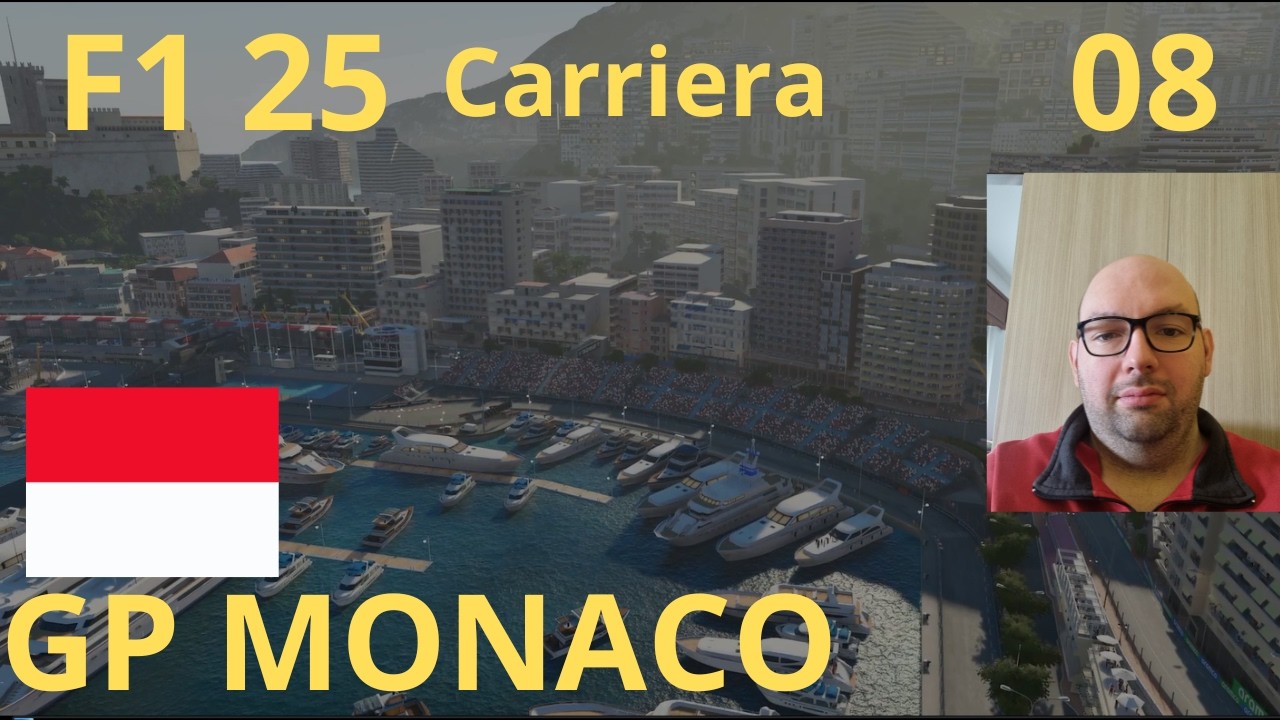 F1 25  Xbox serie x Carriera pilota Ep.08 Monaco. Occhio ai muretti