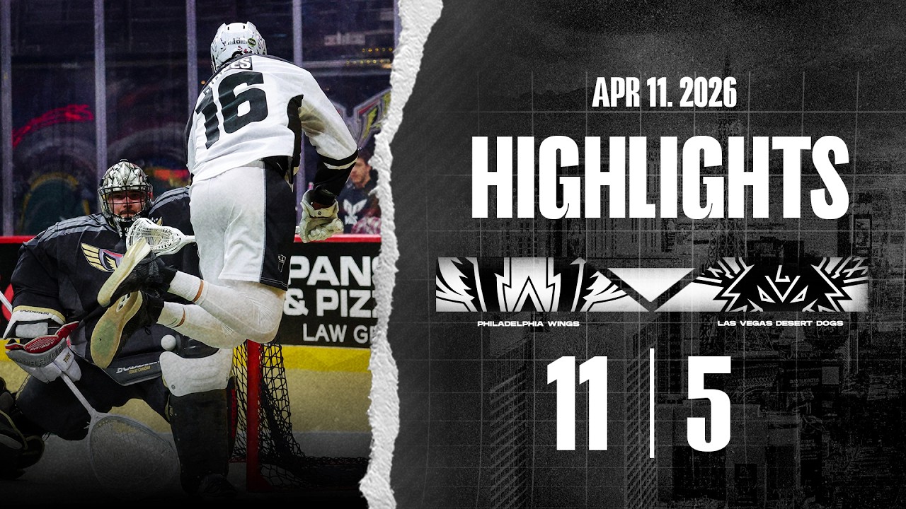 FULL GAME HIGHLIGHTS | Las Vegas Desert Dogs @ Philadelphia Wings | April 11, 2026