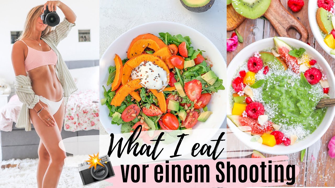 What I eat vor einem Shooting I Blähbauch vermeiden I gesunde Rezepte + Kalorienangaben