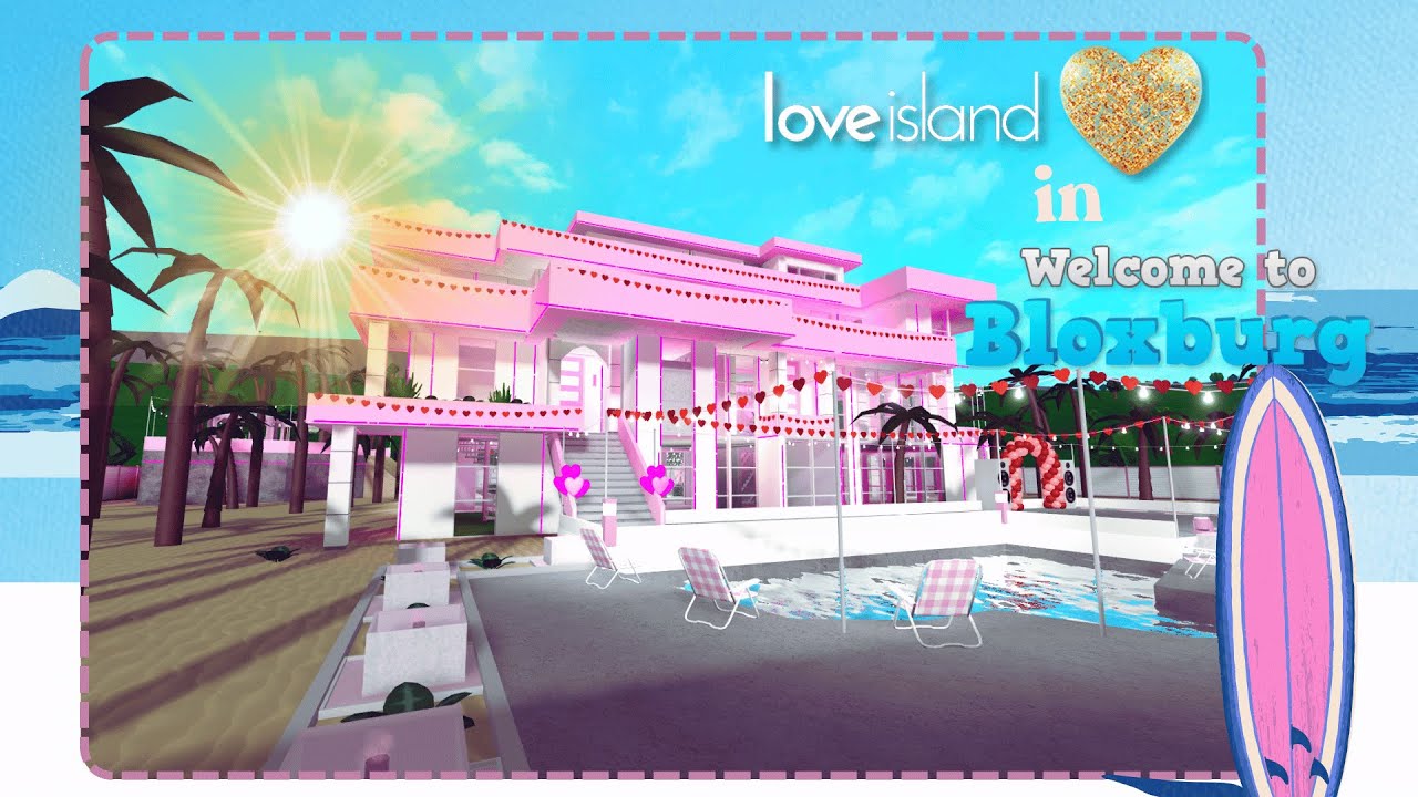 finishing the love island villa | bloxburg roblox | part 2