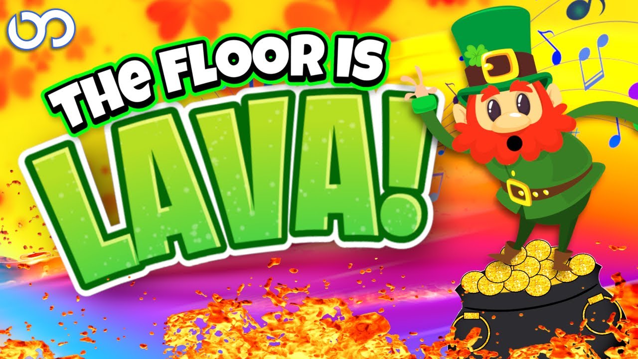 St. Patricks Day Freeze Dance ☘️ The Floor is Lava ☘️ Just Dance Brain Break for Kids