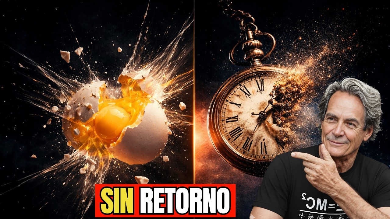 La Flecha del Tiempo: Por Qué lo Roto Jamás Vuelve - El Secreto del Huevo Quebrado