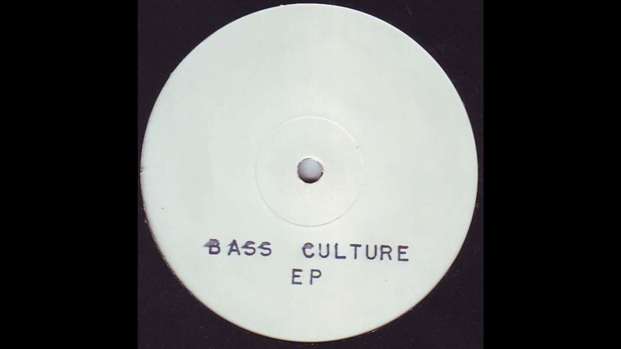 (Bass Culture EP) Unknown Artist - Untitled RARE 1992 RAVE/TECHNO WHITE LABEL