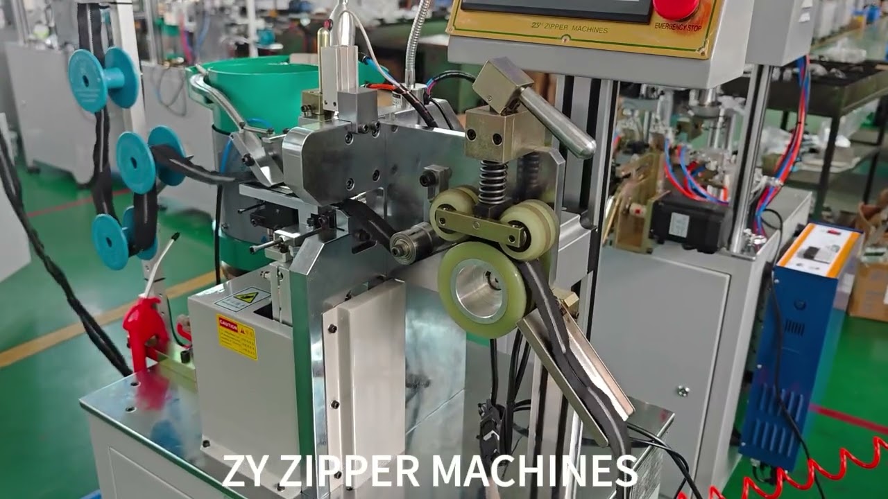 Improved - ZY-704M-D Metal H bottom stop zipper machine