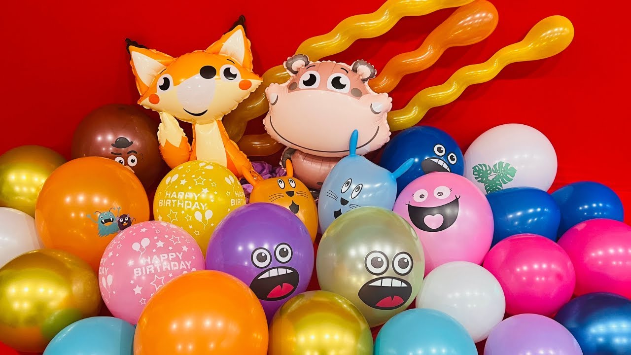 FUN HAPPY BIRTHDAY BALLOON POPPING #sounds #popping #subscribe #like #balloons #satisfying