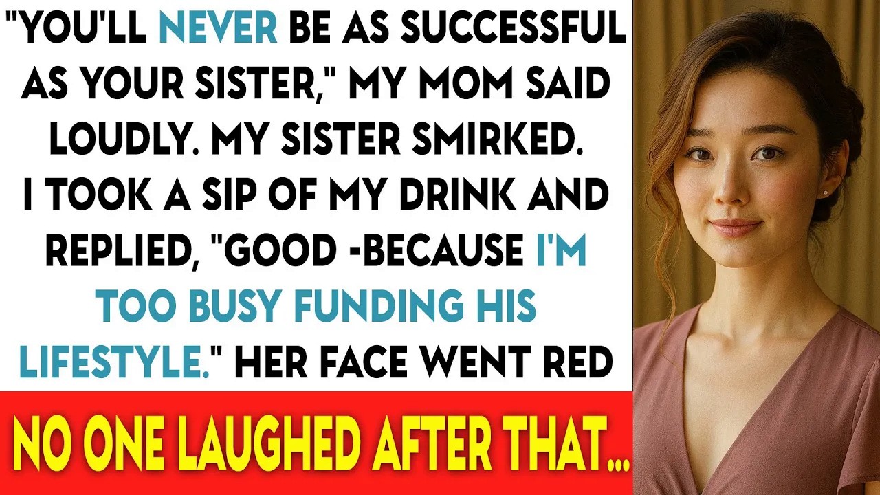“You’ll Never Be As Successful As Your Sister,” My Mom Said Loudly  My Sister Smirked