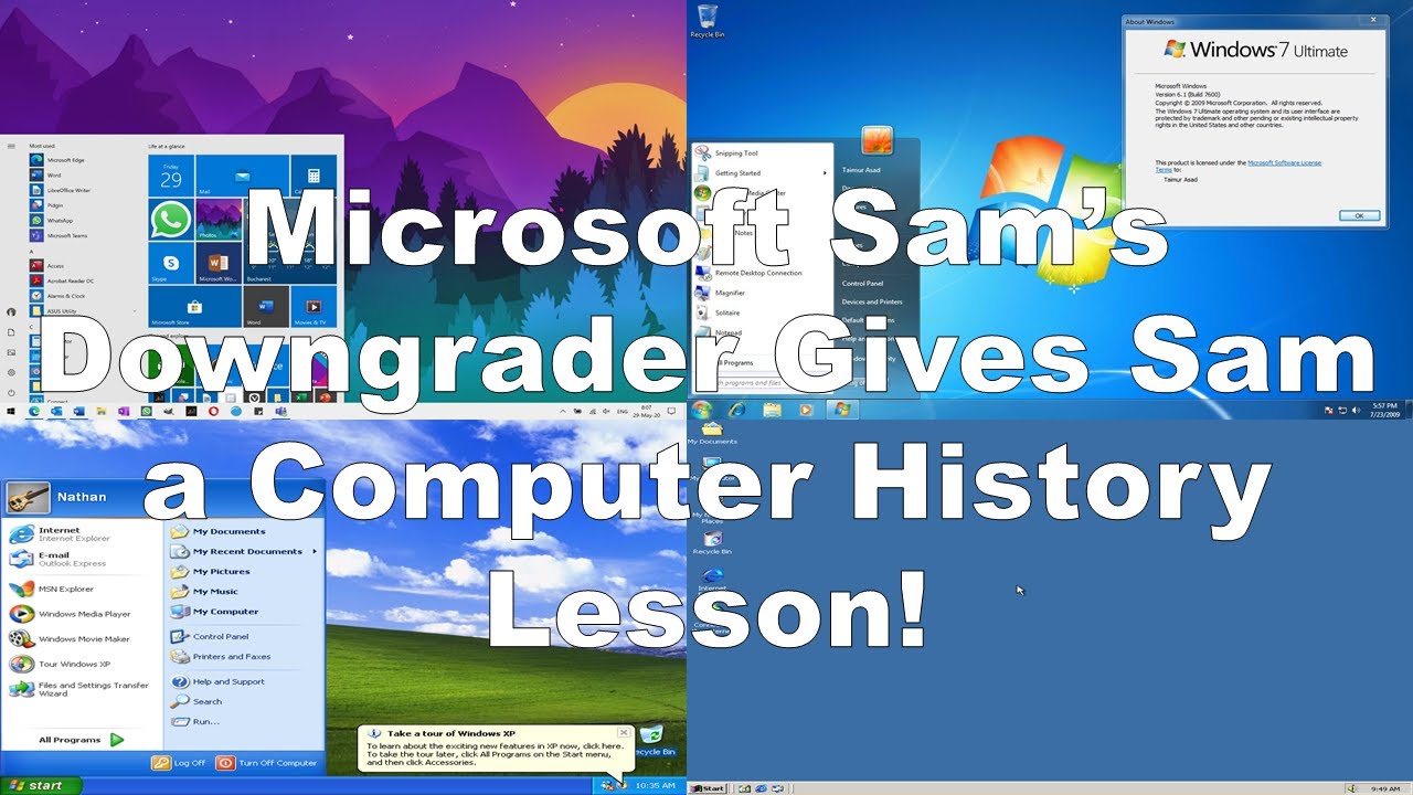 Pre-MissMadson Throwback: Microsoft Sam's Downgrader Gives Sam a Computer History Lesson!