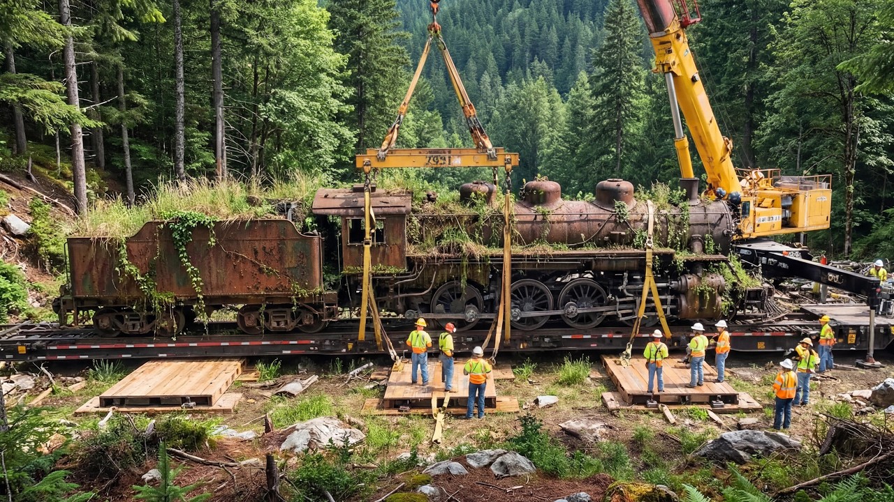 Lost Mountain Forest Steam Engine: Norfolk & Western 611 Restoration  + First Fire Test