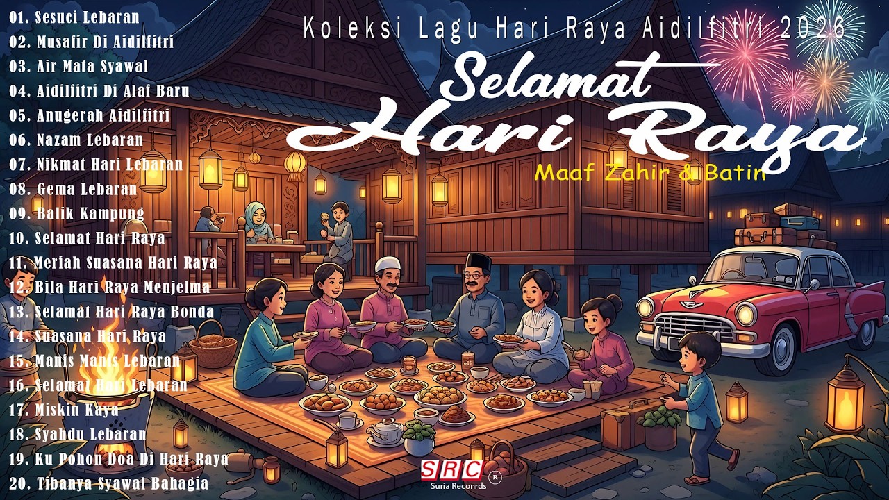 Lagu Raya 2026 Terbaik 🌙 Suasana Hari Raya Meriah &ndash; Penuh Kegembiraan & Memori Indah